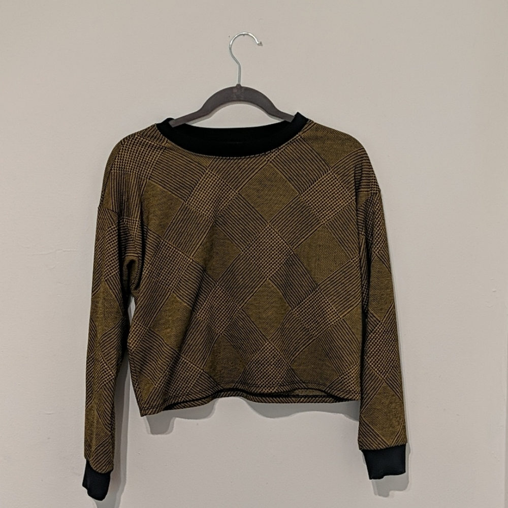 Crew neck sweater shirt